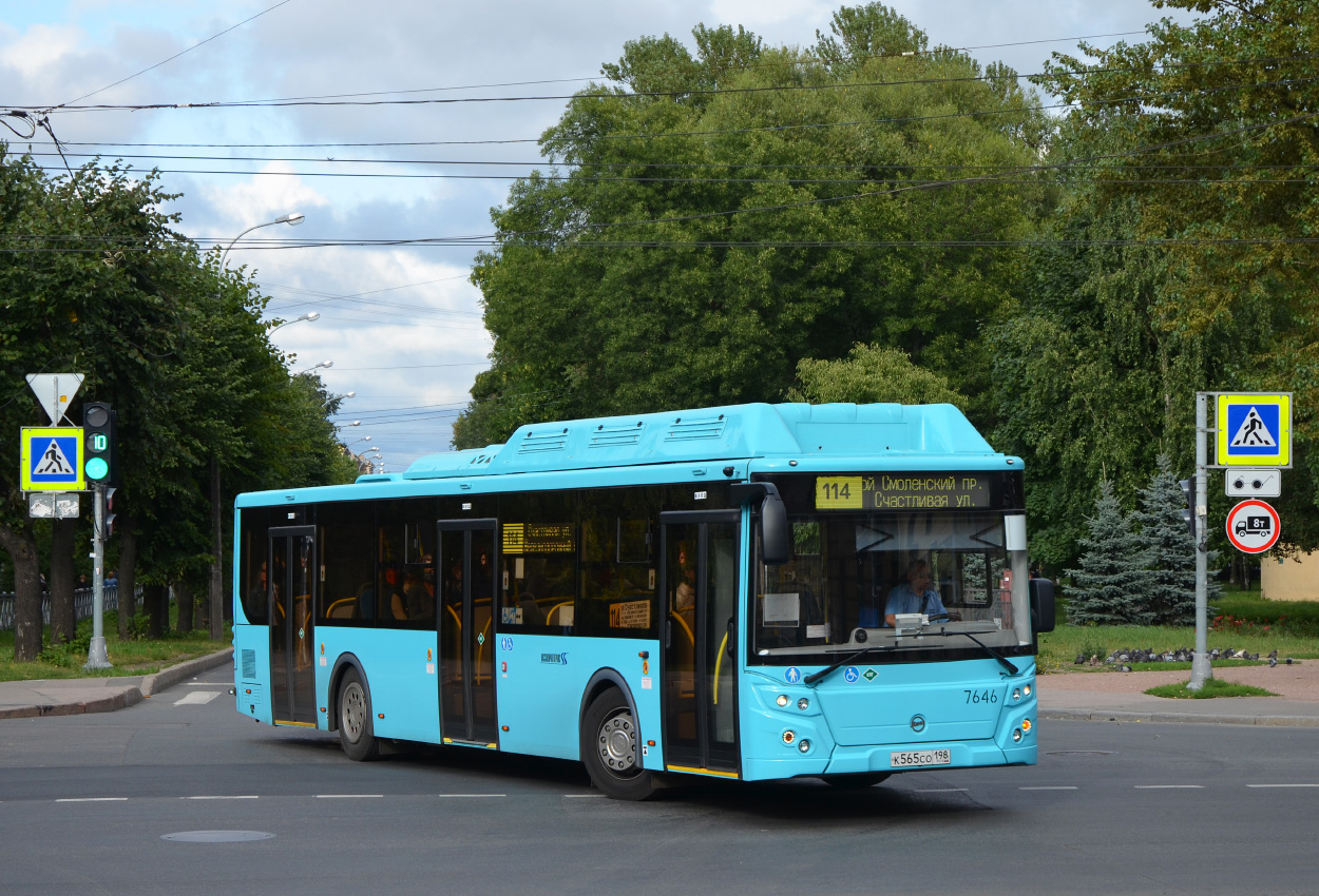 Санкт-Петербург, ЛиАЗ-5292.67 (CNG) № 7646