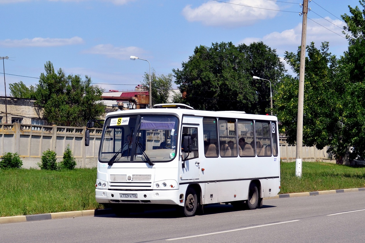 Ставропольский край, ПАЗ-320302-11 № К 732 РХ 126