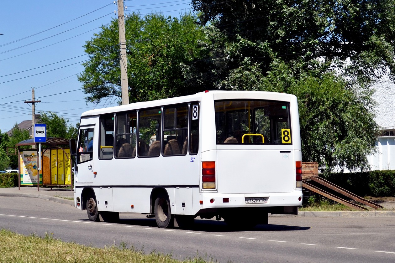 Ставропольский край, ПАЗ-320302-11 № К 732 РХ 126
