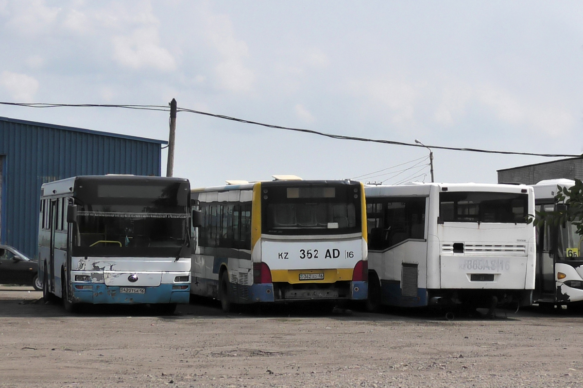 East Kazakhstan province, Yutong ZK6108HGC # 420 TSA 16; East Kazakhstan province — The final stops, terminals and stations, territory PATP
