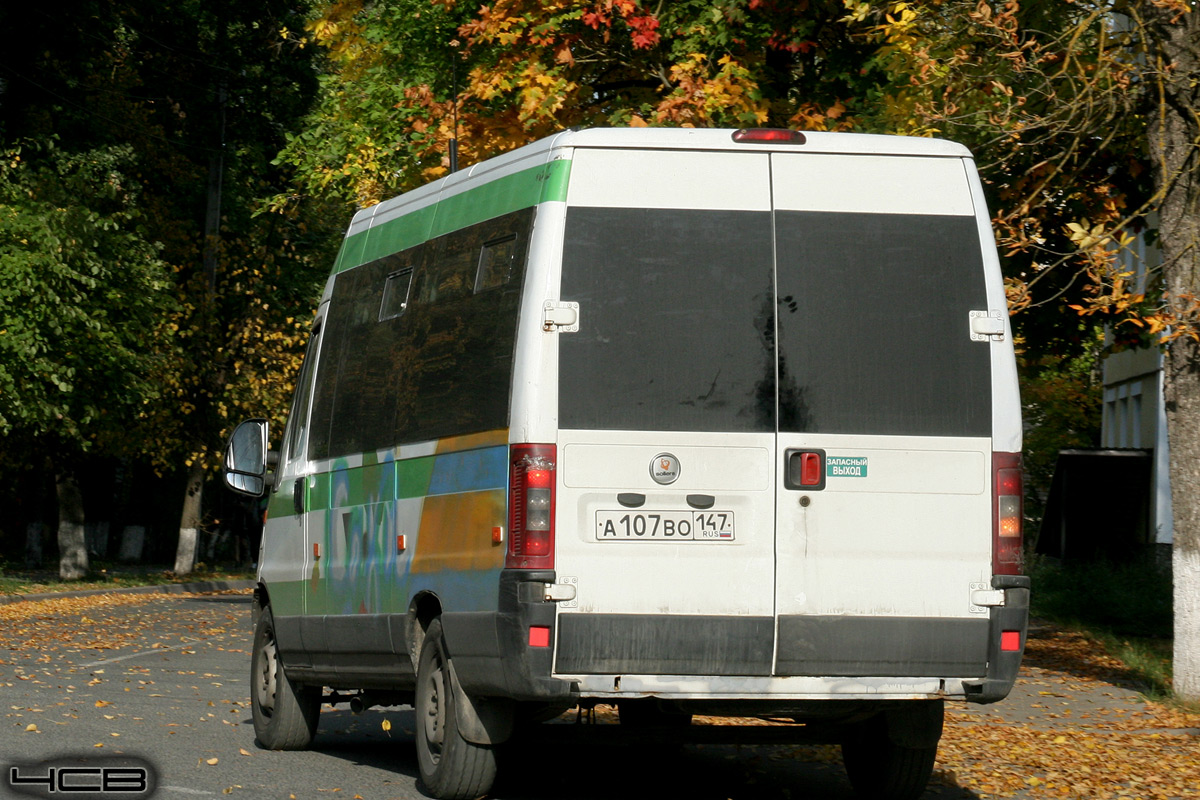 Ленинградская область, FIAT Ducato 244 CSMMC-RLL, -RTL № А 107 ВО 147 Ленинградская область, FIAT Ducato 244 CSMMC-RLL, -RTL № А 107 ВО 147