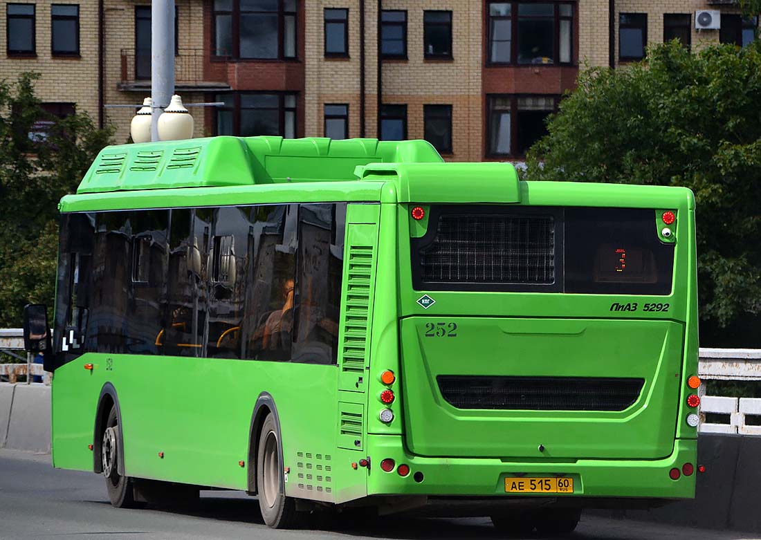 Псковская область, ЛиАЗ-5292.67 (CNG) № 252