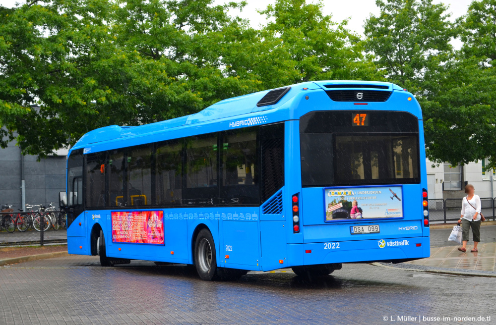 Швеция, Volvo 7900 Hybrid № 2022