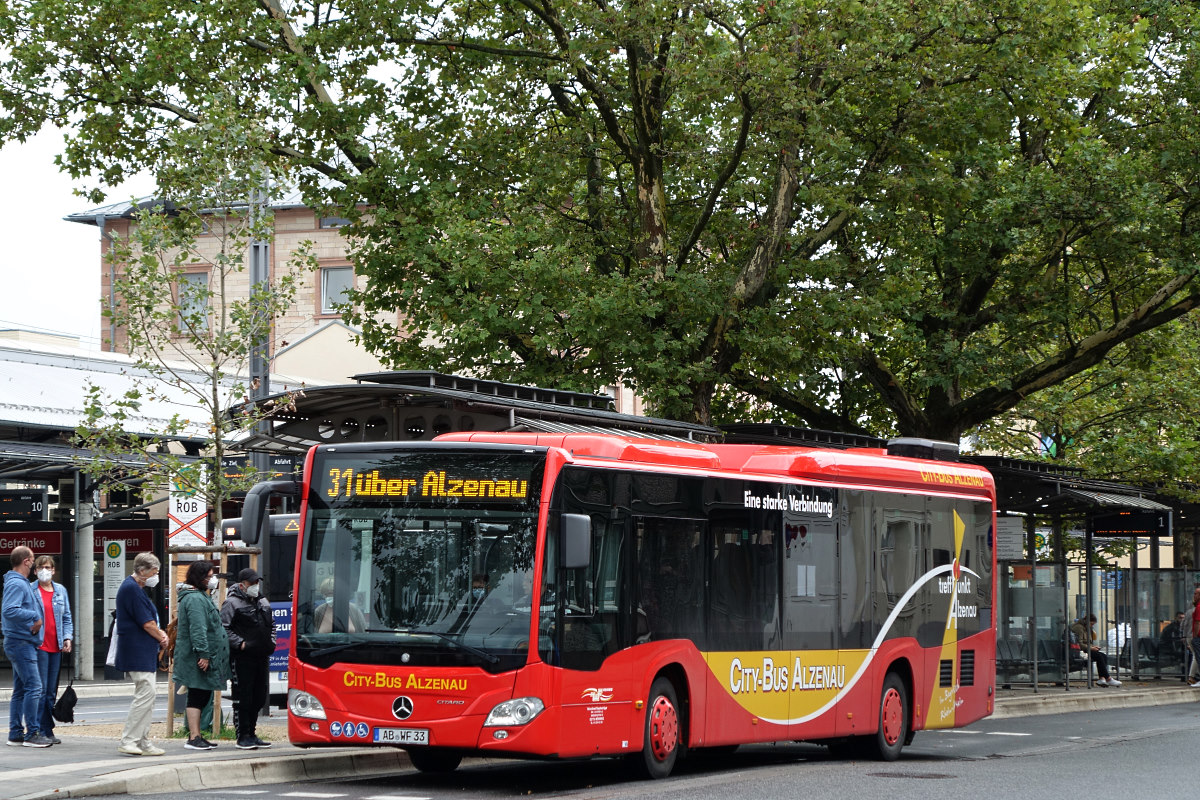 Bavaria, Mercedes-Benz Citaro C2 LE hybrid № AB-WF 33