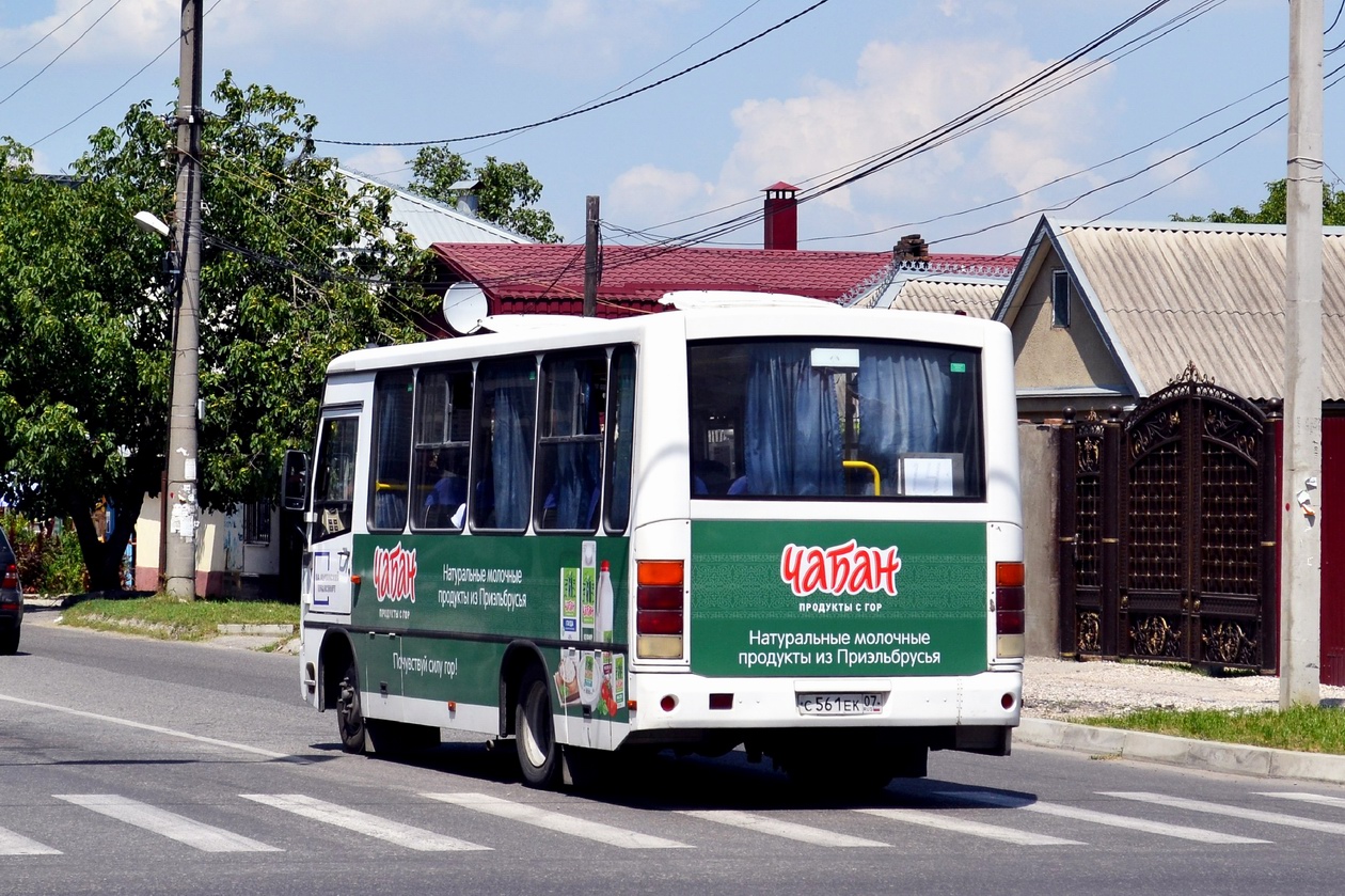Кабардино-Балкария, ПАЗ-320302-11 № С 561 ЕК 07