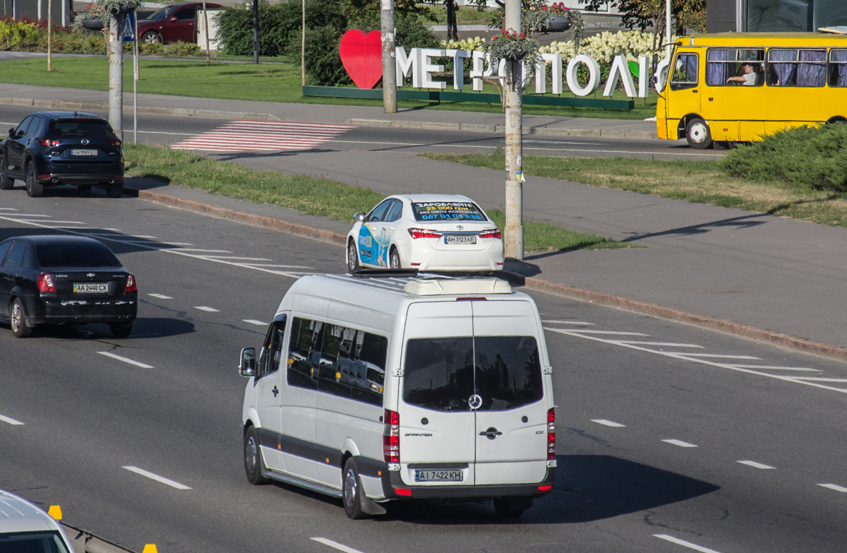 Киевская область, Mercedes-Benz Sprinter W906 316CDI № AI 7422 KH