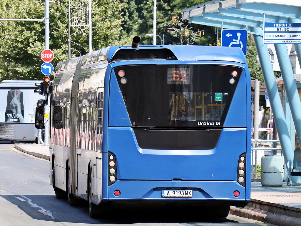 Болгария, Solaris Urbino III 18 MetroStyle № А 9193 МХ