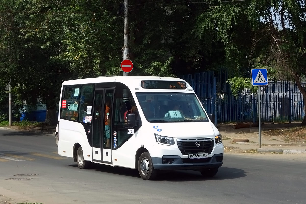 Саратовская область, ГАЗ-A68R52 City № К 878 ВУ 164