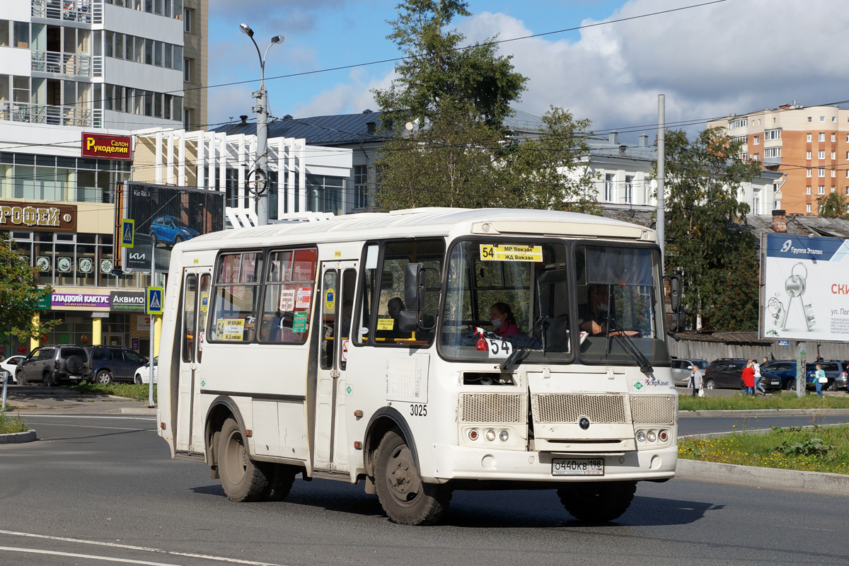 Архангельская область, ПАЗ-320540-22 № 3025