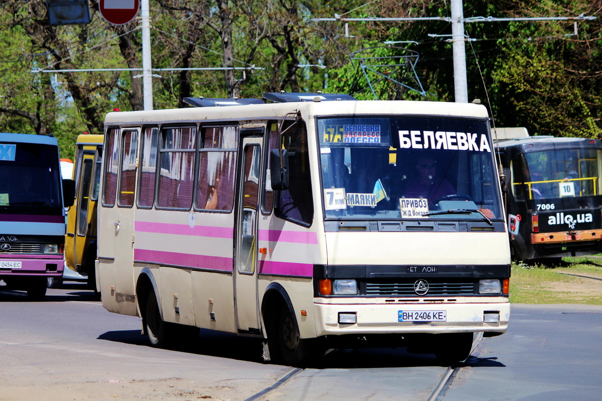 Одесская область, БАЗ-А079.25 "Мальва" № BH 2406 KE