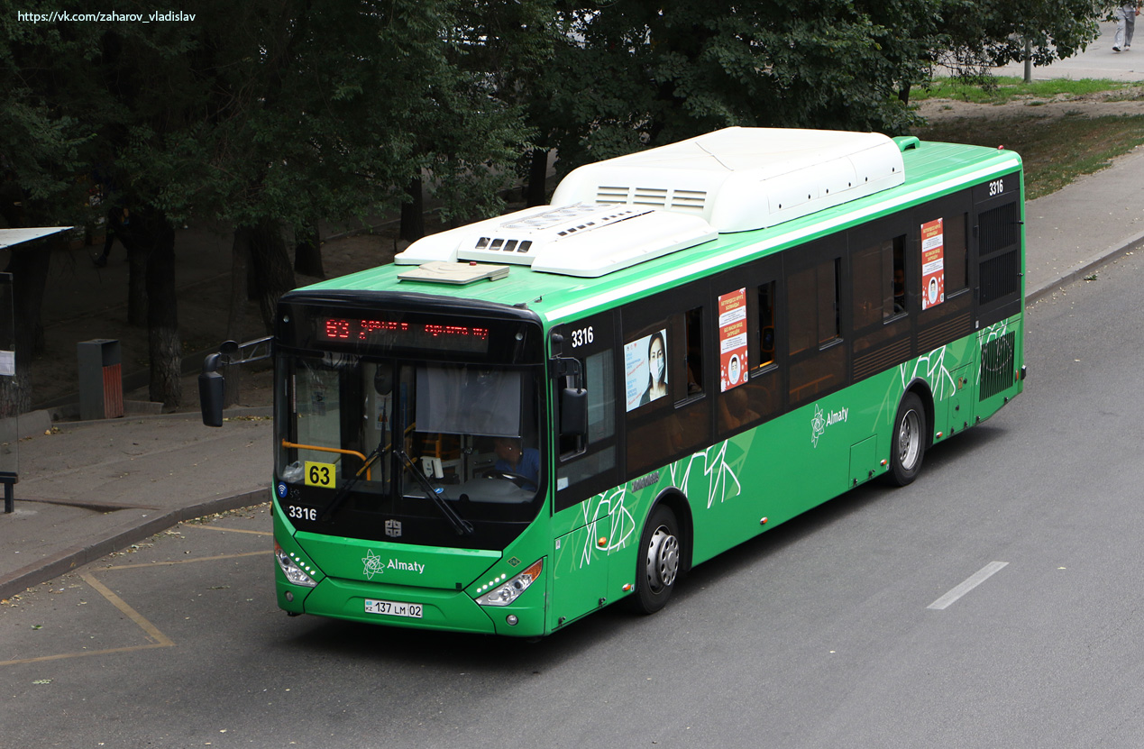 Алматы, Zhong Tong LCK6125HGAN № 3316