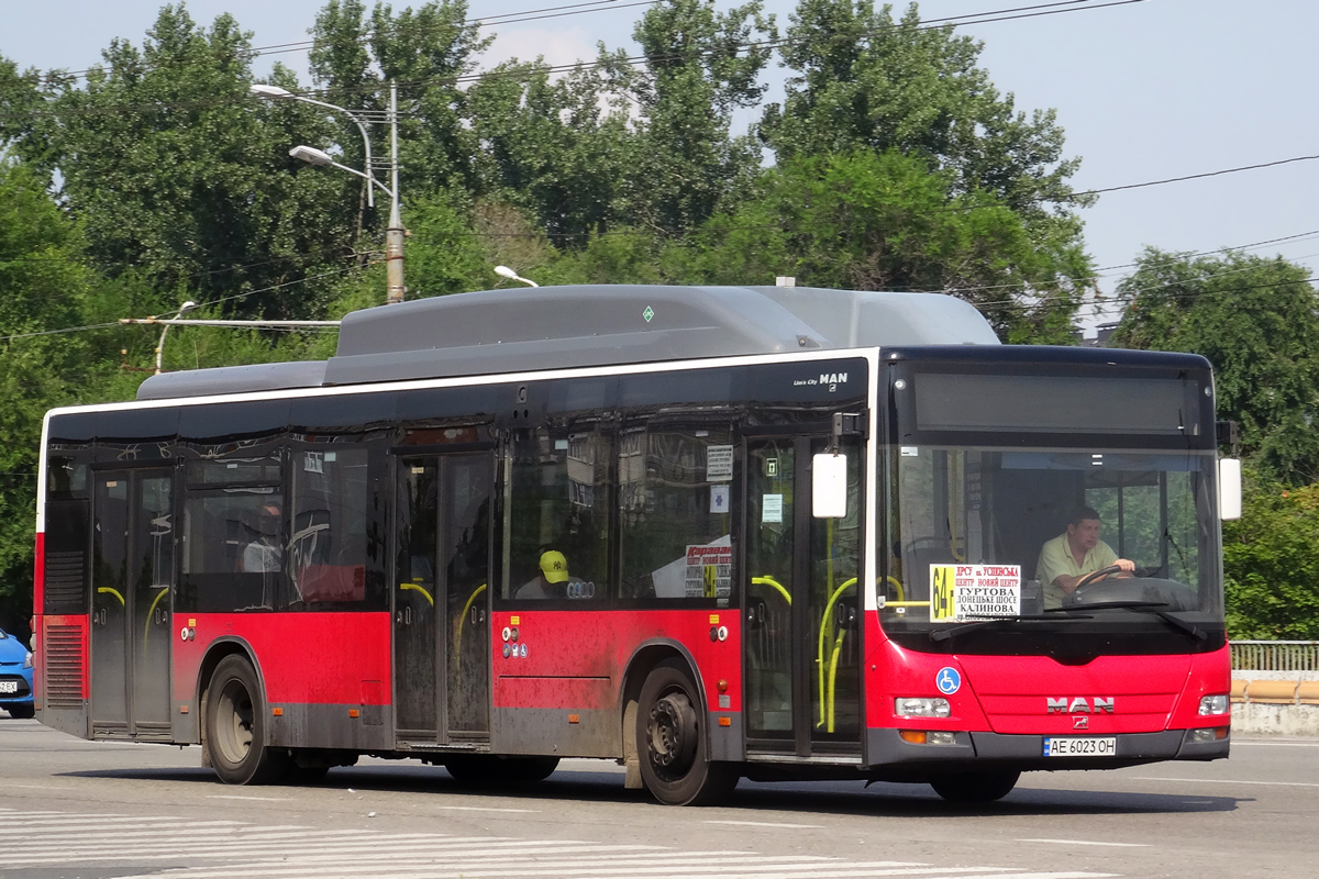 Днепропетровская область, MAN A21 Lion's City NL273 LPG № AE 6023 OH