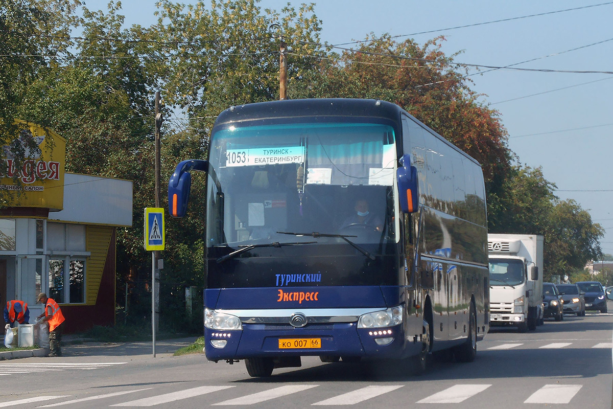 Свердловская область, Yutong ZK6122H9 № КО 007 66