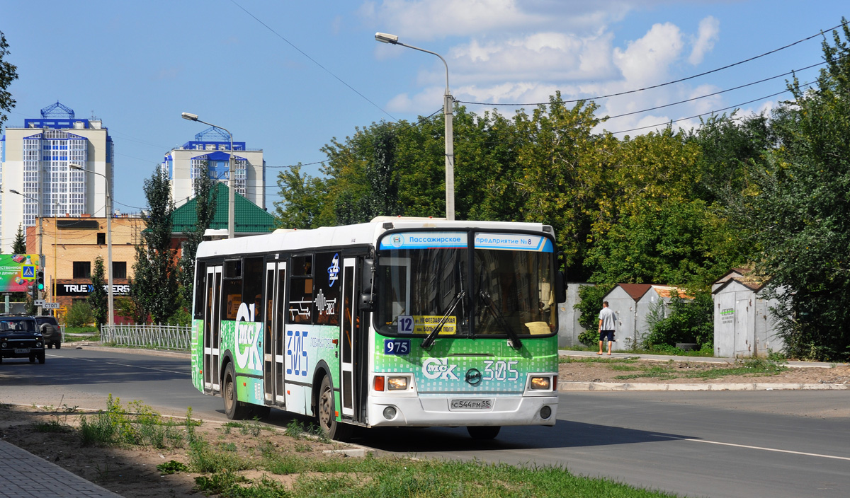 Омская область, ЛиАЗ-5256.53 № 975