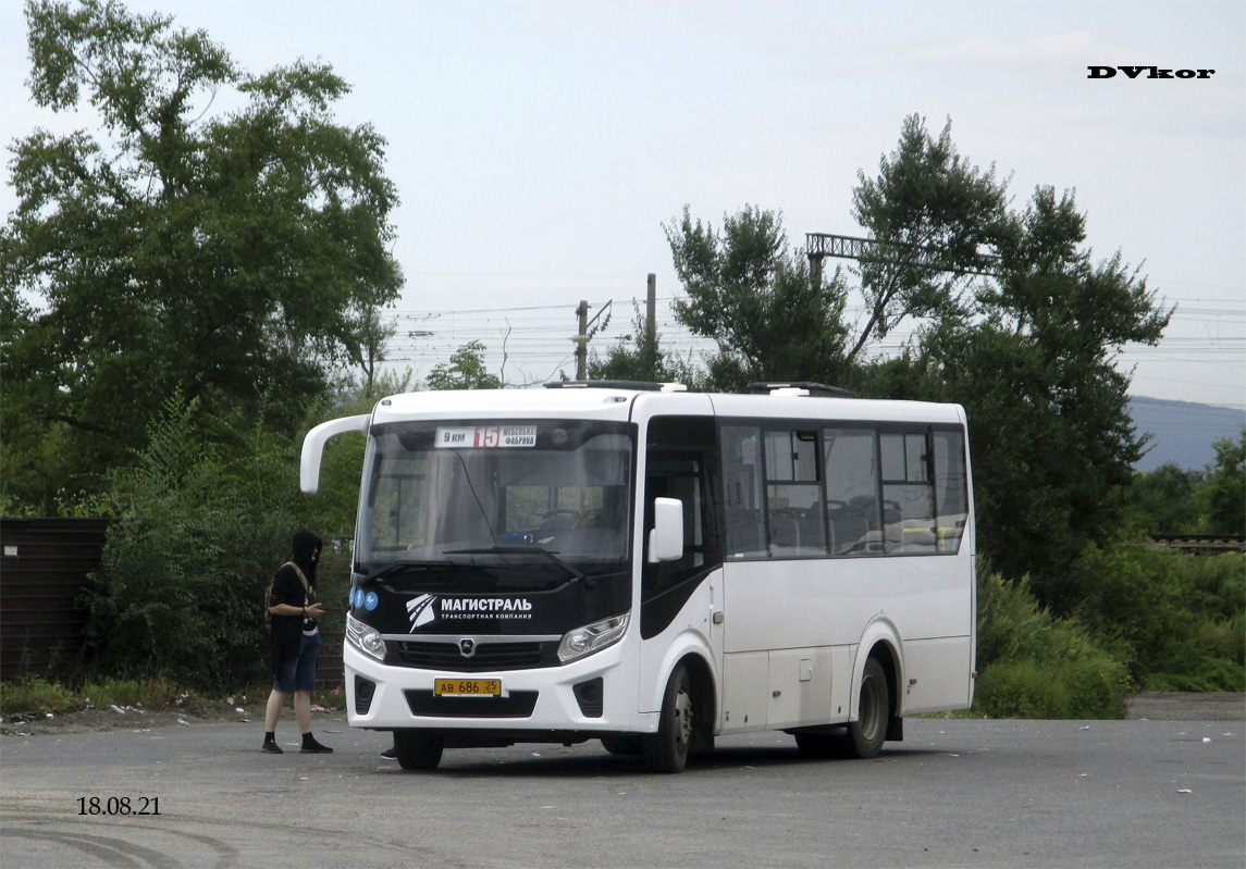 Приморский край, ПАЗ-320436-04 "Vector Next" № АВ 686 25