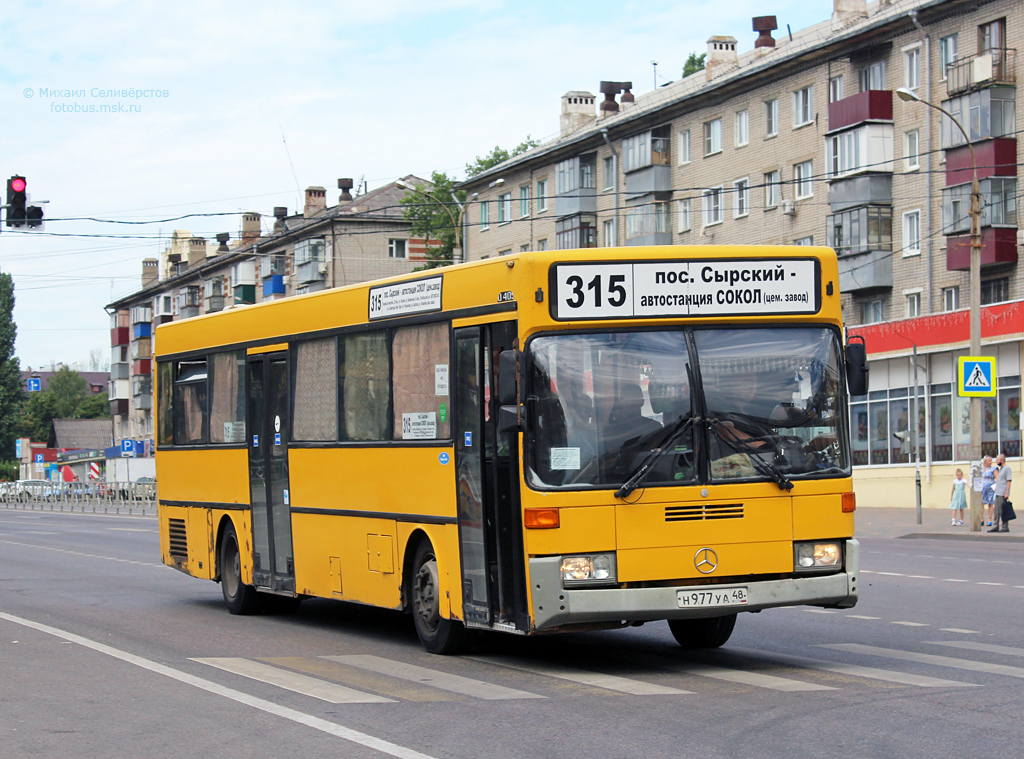 Липецкая область, Mercedes-Benz O405 № Н 977 УА 48