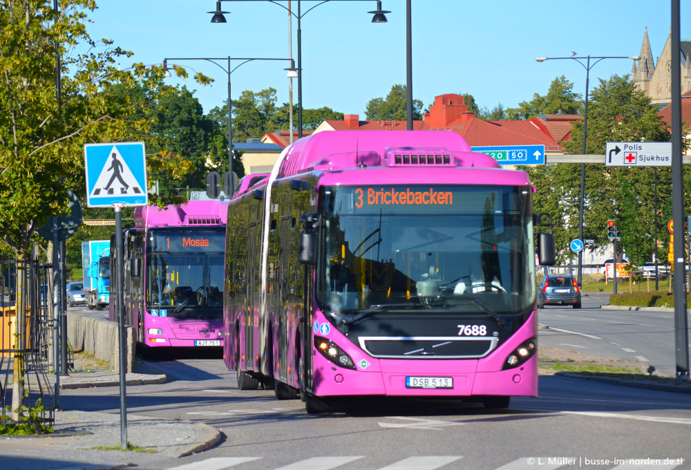 Швеция, Volvo 7900A № 7688