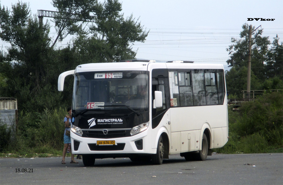 Приморский край, ПАЗ-320406-04 "Vector Next" № АВ 676 25 Приморский край, ПАЗ-320406-04 "Vector Next" № АВ 676 25