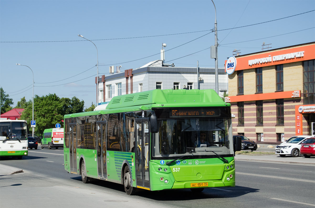 Тюменская область, ЛиАЗ-5292.67 (CNG) № 537