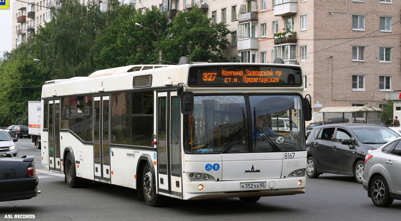 Sankt Petersburg, MAZ-103.486 Nr. 8167