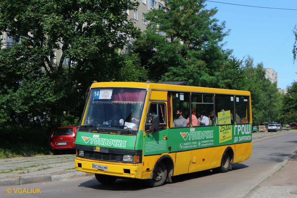 Львовская область, БАЗ-А079.04 "Эталон" № BC 0964 MP