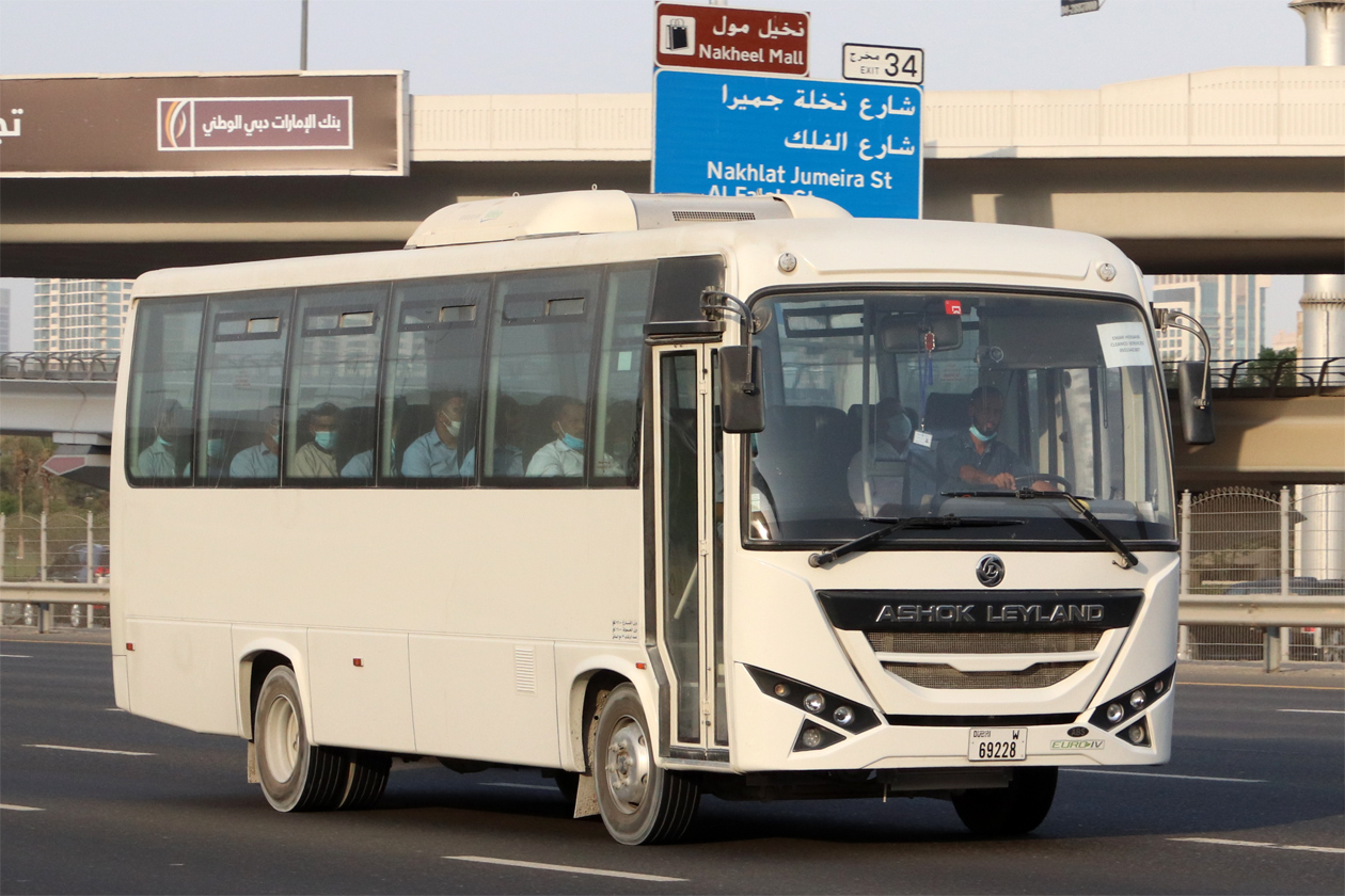 ОАЭ, Ashok Leyland Oyster (UAE) № W 69228 ОАЭ, Ashok Leyland Oyster (UAE) № W 69228