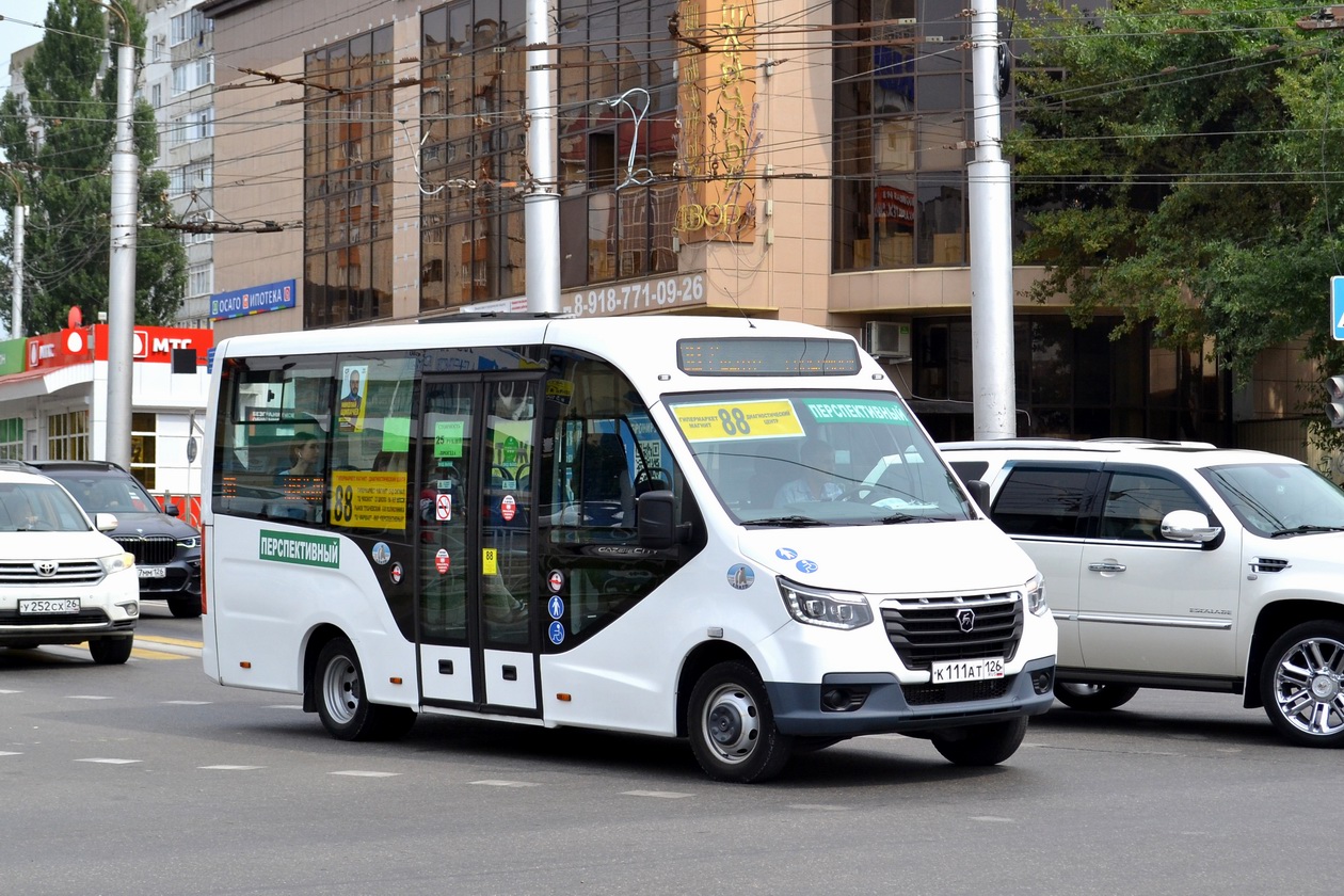 Ставропольский край, ГАЗ-A68R52 City № К 111 АТ 126
