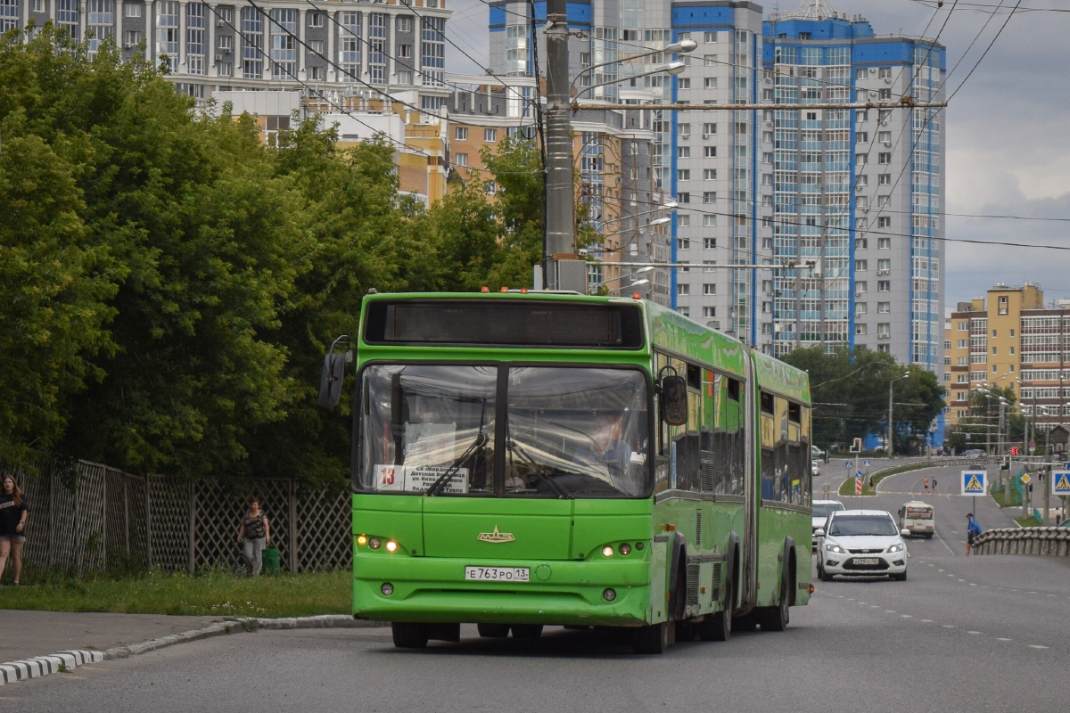 Мордовия, МАЗ-105.465 № Е 763 РО 13