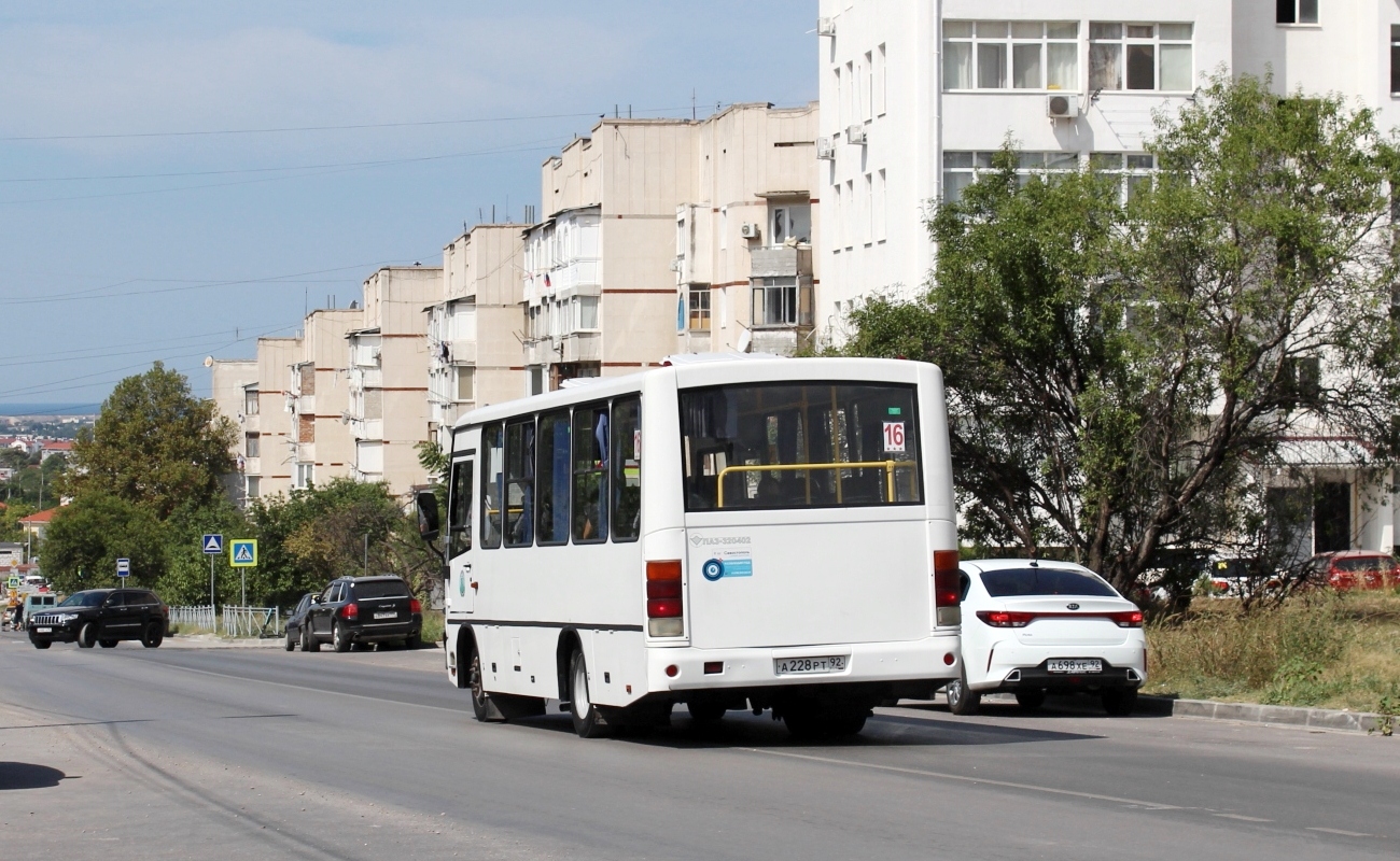 Севастополь, ПАЗ-320402-04 № А 228 РТ 92
