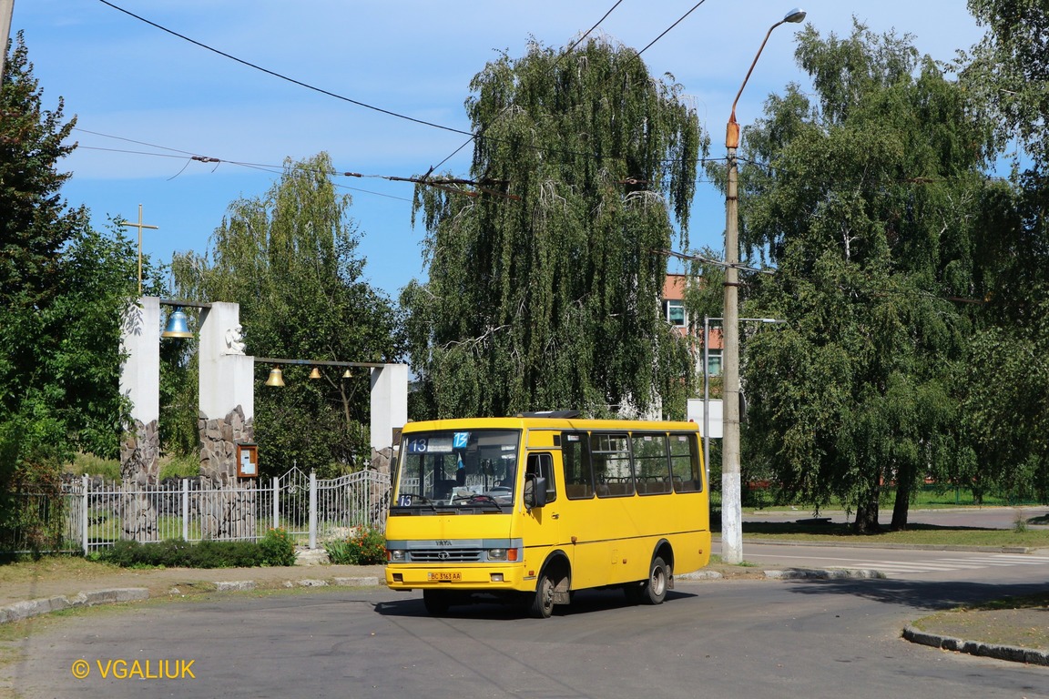 Львовская область, БАЗ-А079.14 "Подснежник" № BC 3163 AA