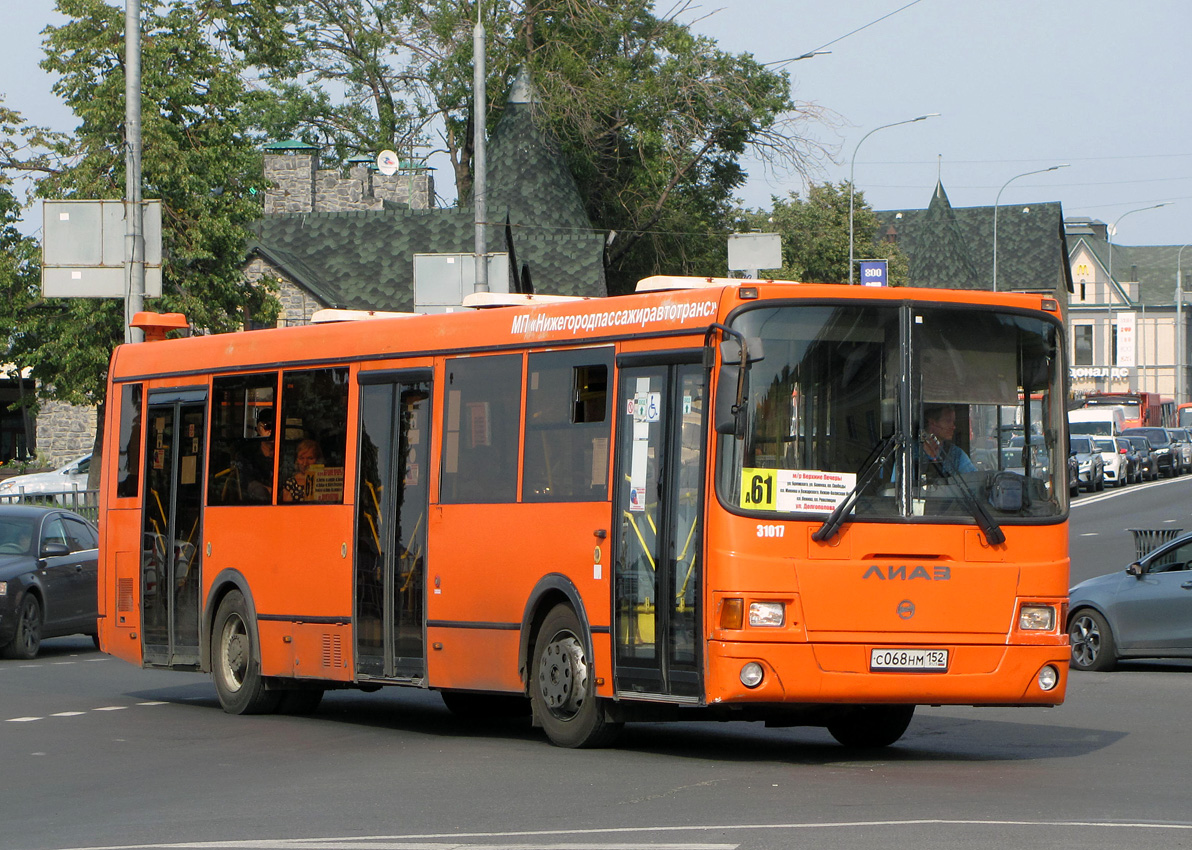 Нижегородская область, ЛиАЗ-5293.60 № 31017