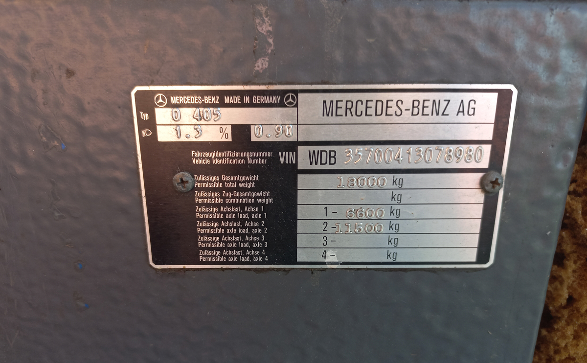 Калининградская область, Mercedes-Benz O405 № Р 609 ВК 39