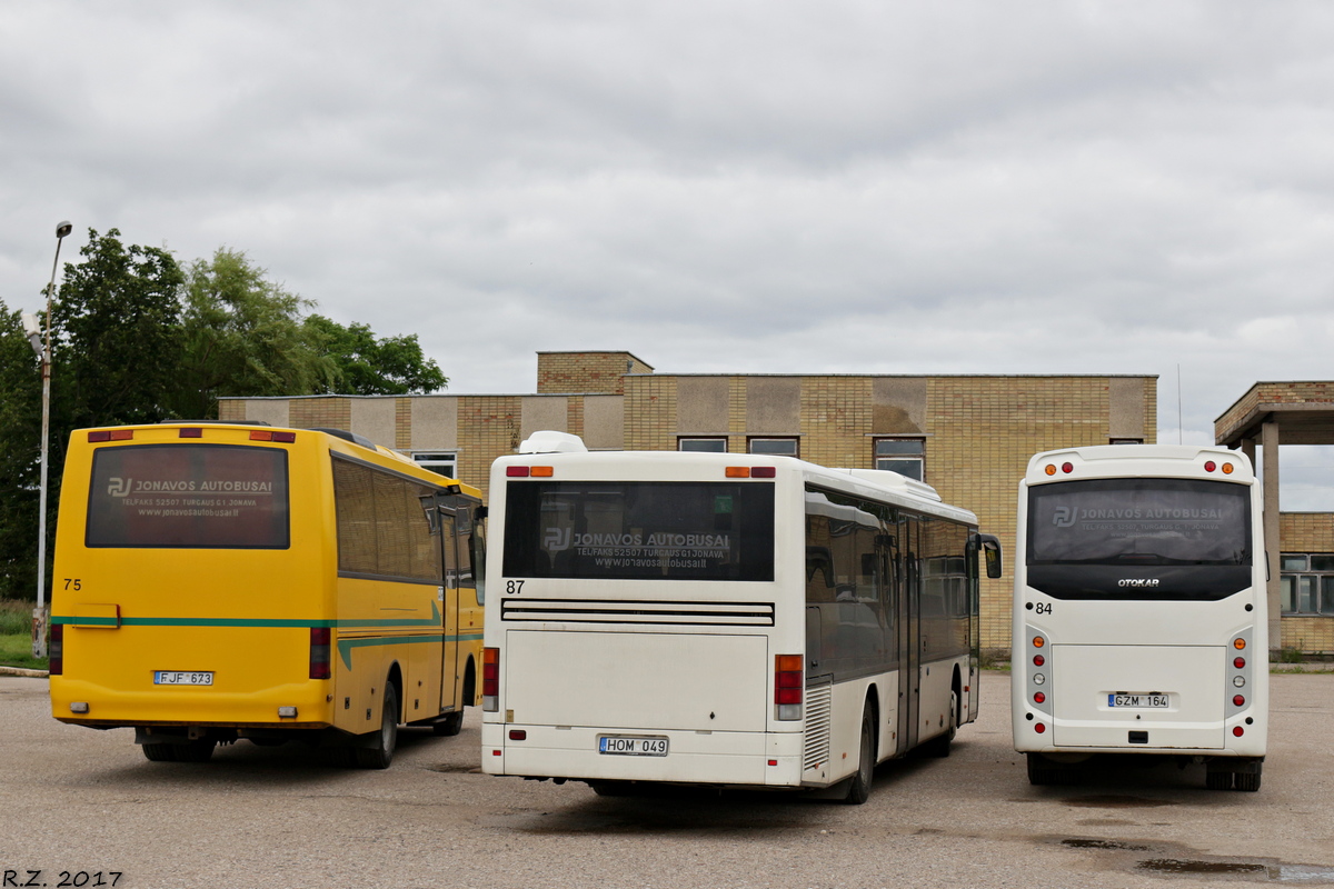 Литва, Setra S315NF № 87; Литва, Otokar Navigo T № 84