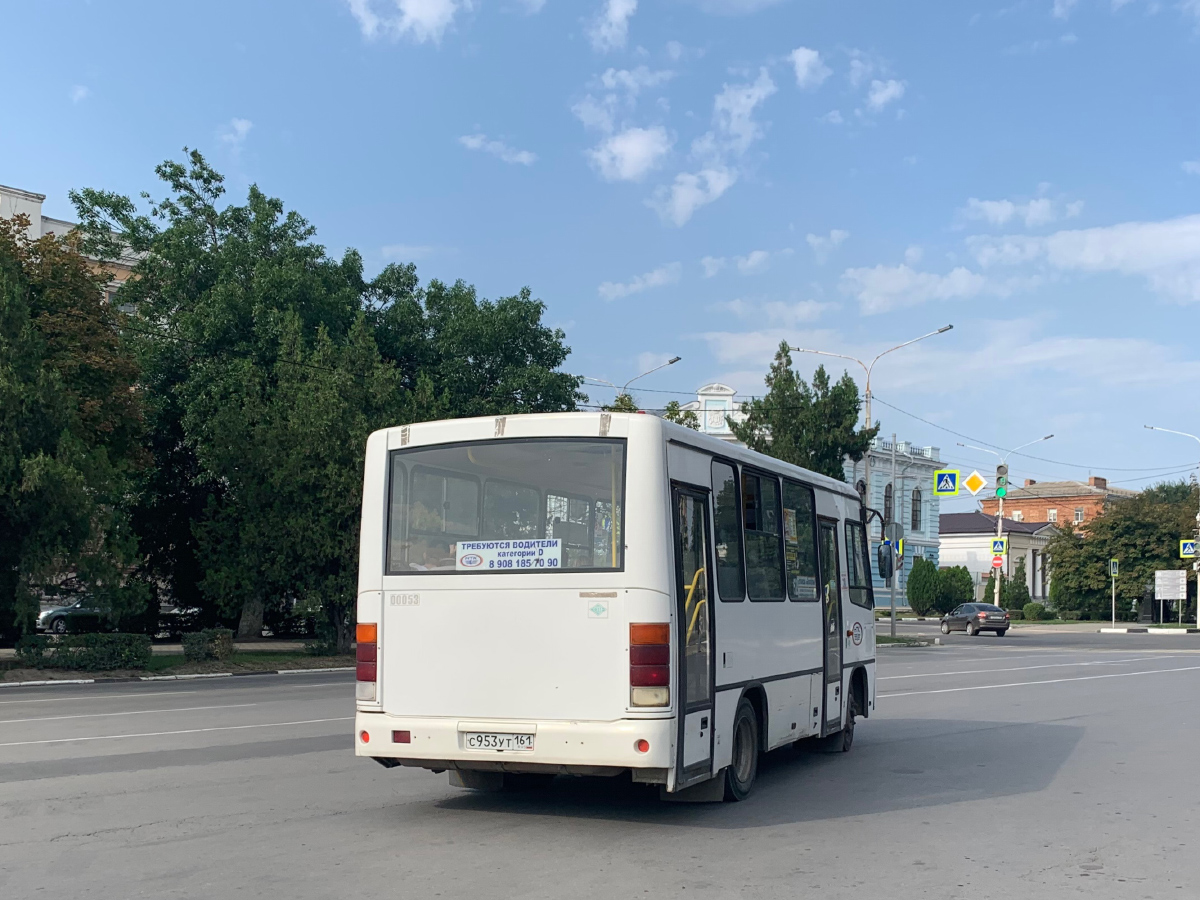 Ростовская область, ПАЗ-320302-11 № С 953 УТ 161