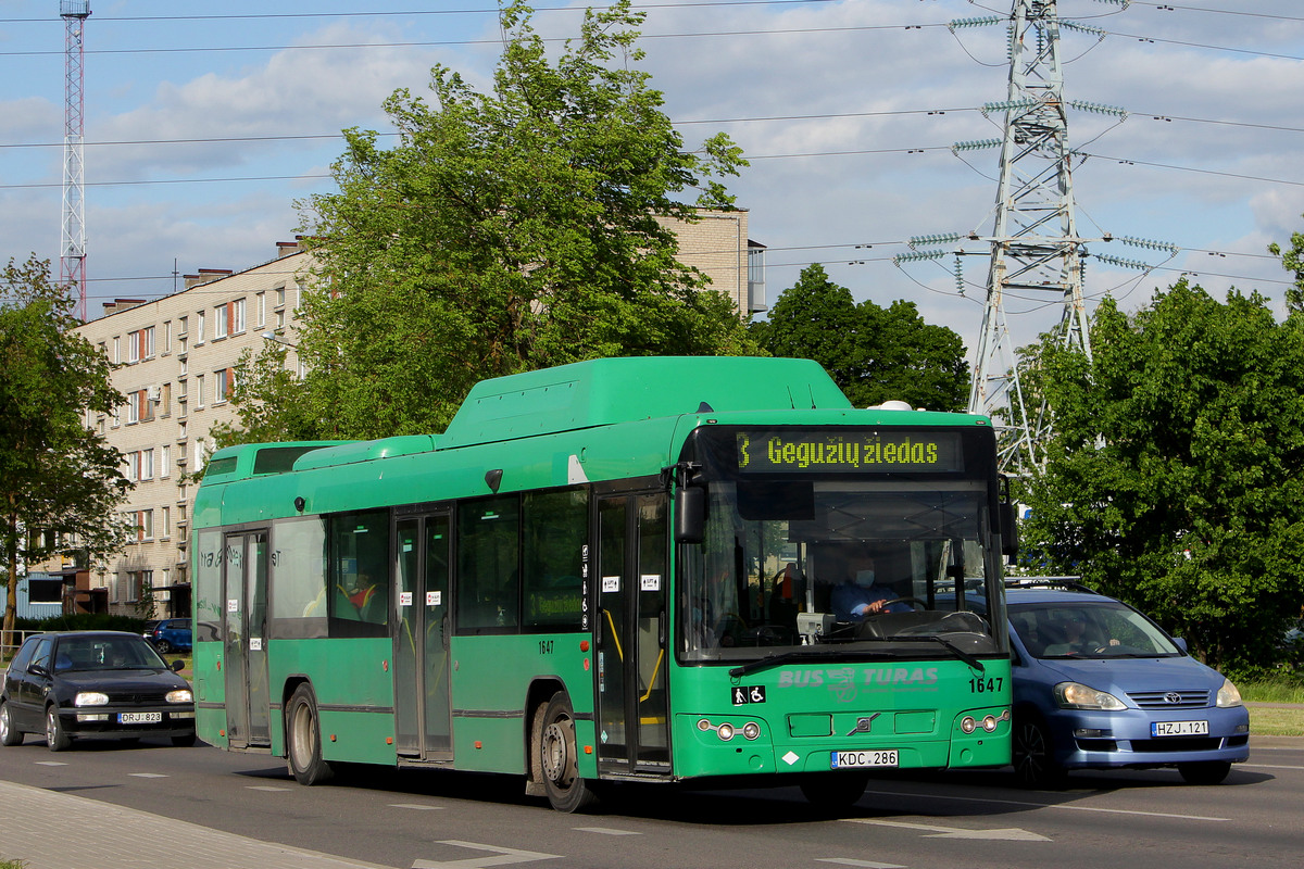 Литва, Volvo 7700 CNG № 1647