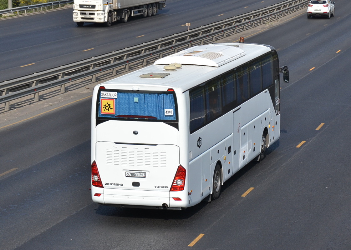 Ростовская область, Yutong ZK6122H9 № О 780 ЕН 761