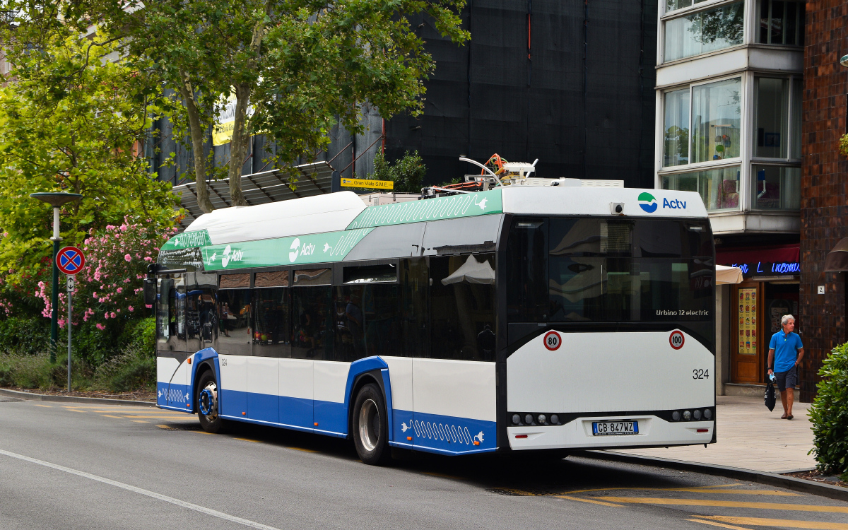 Италия, Solaris Urbino IV 12 electric № 324