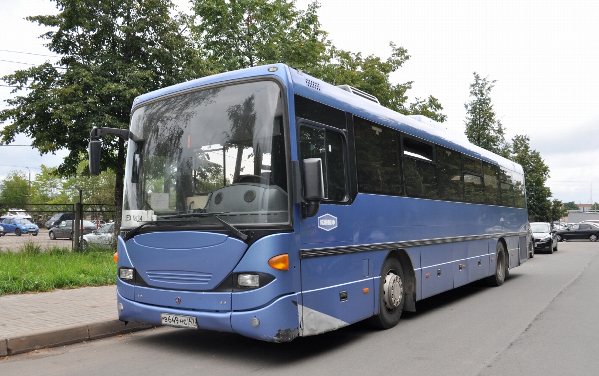 Ленинградская область, Scania OmniLine I (Скания-Питер) № В 649 НС 47