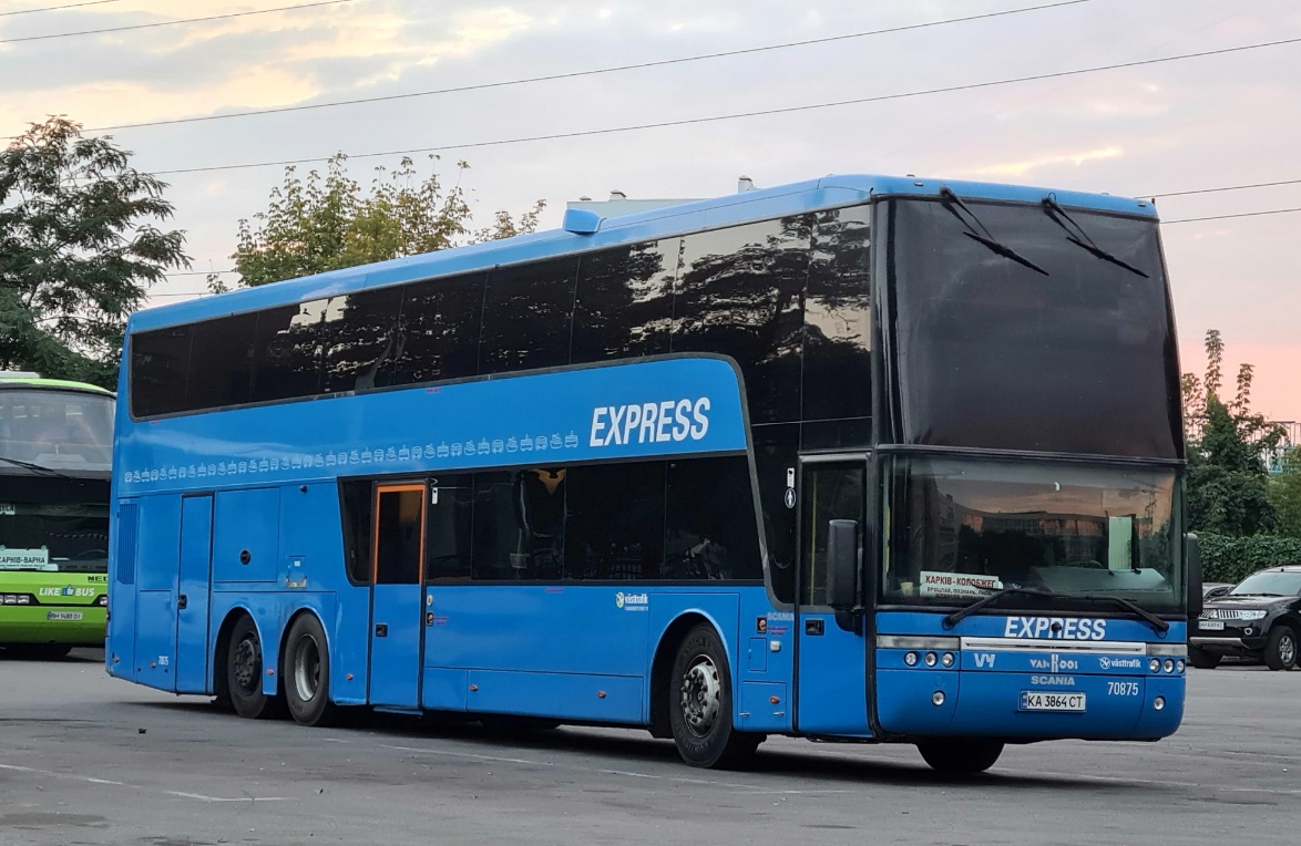 Ternopol region, Van Hool TD929 Astrobel Nr. KA 3864 CT