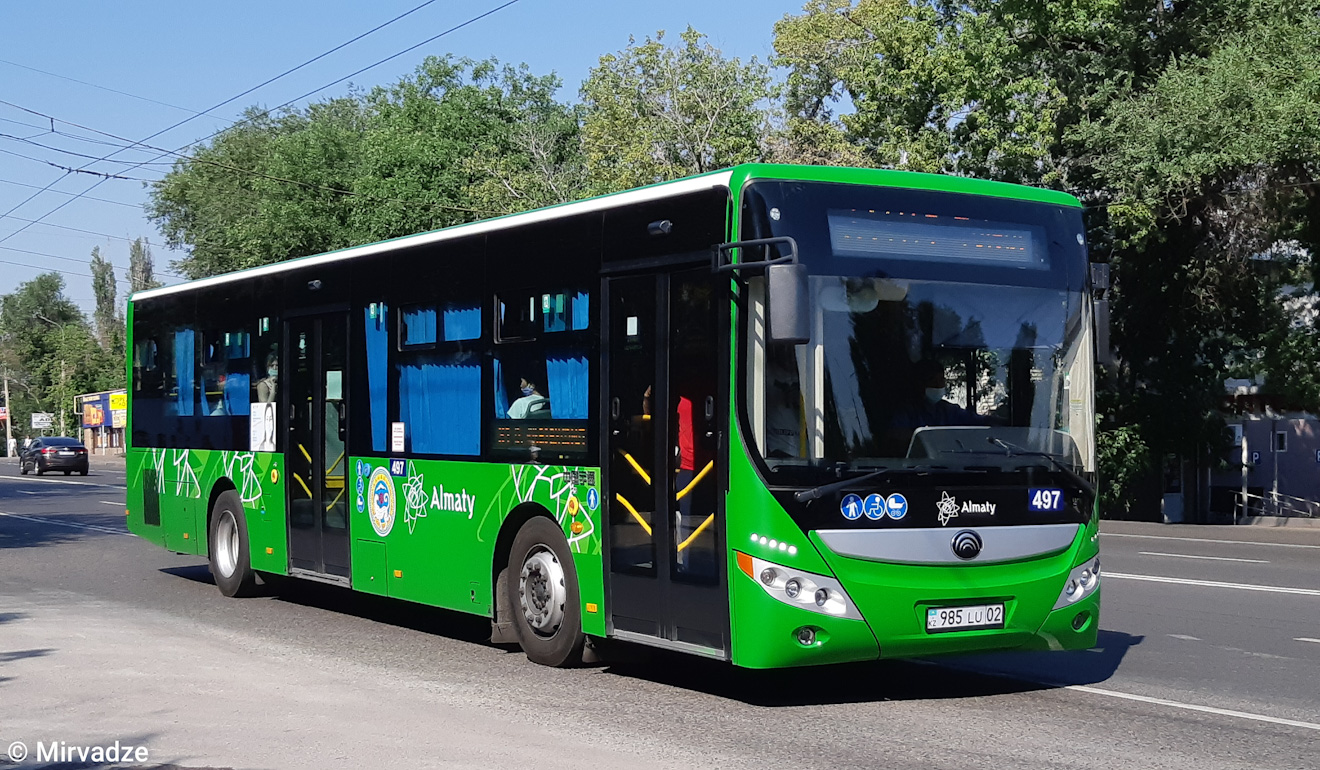 Алматы, Yutong ZK6118HGA № 497