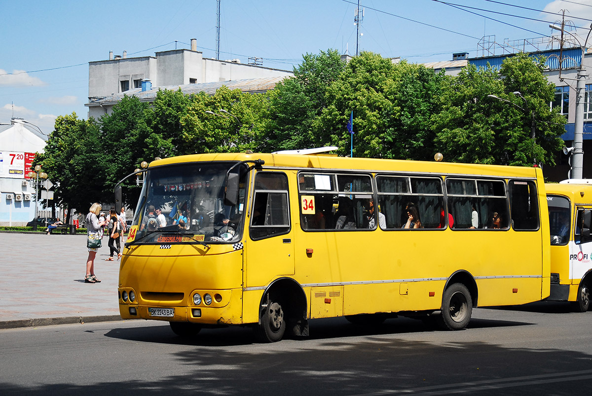 Ровненская область, Богдан А09201 (ЛуАЗ) № BK 2243 BA