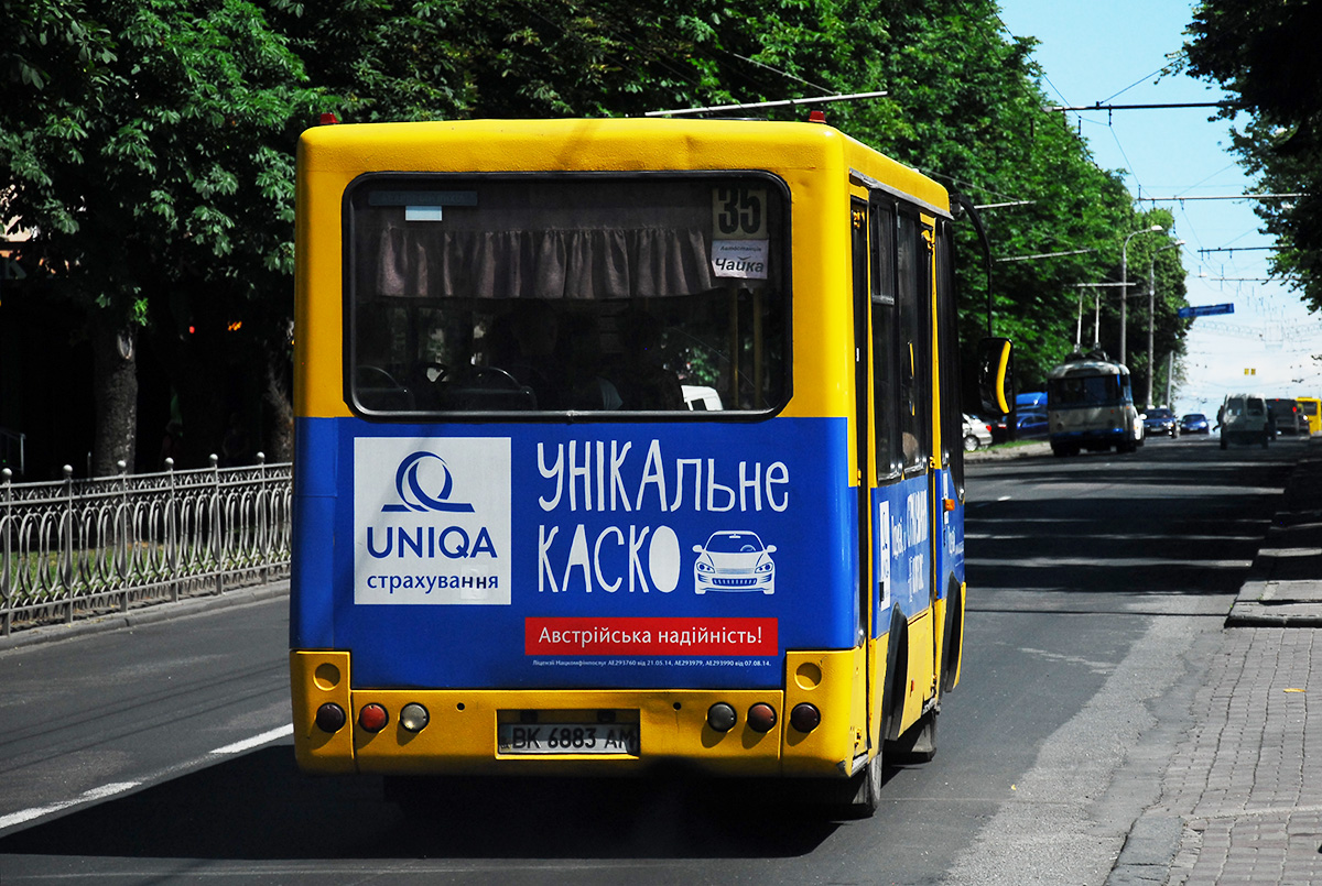 Ровненская область, Богдан А06921 № BK 6883 AM