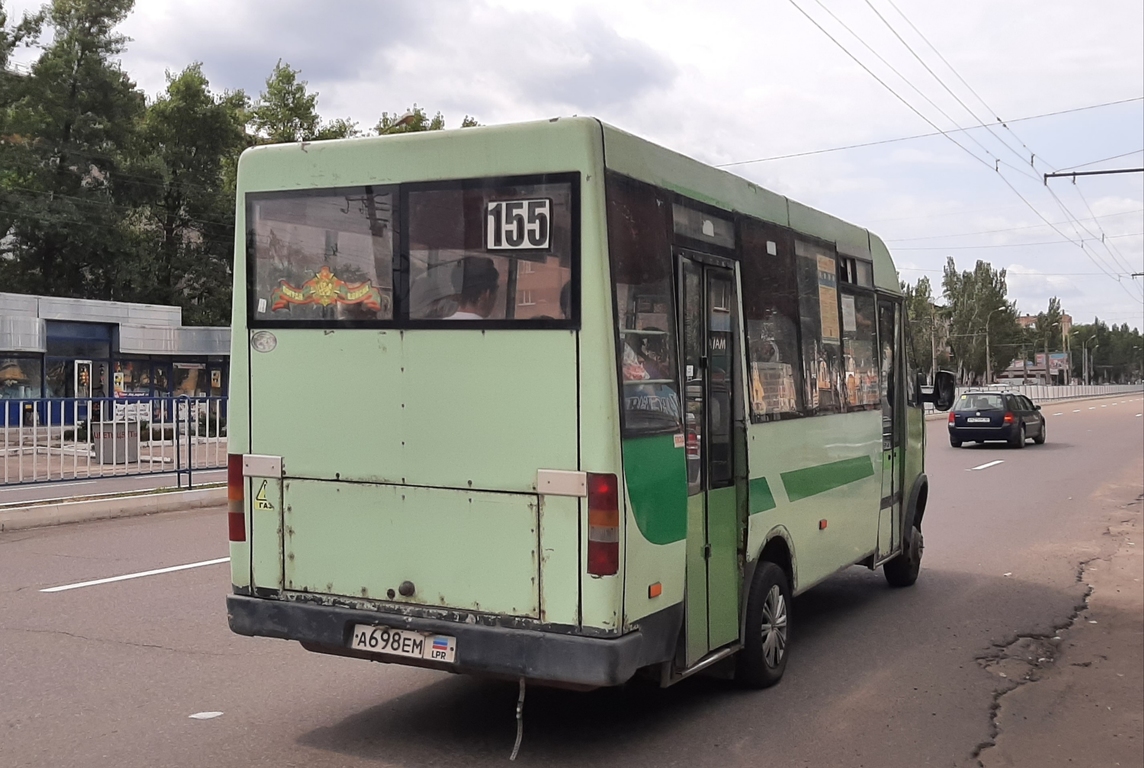 Луганская область, Рута 25 № А 698 ЕМ LPR