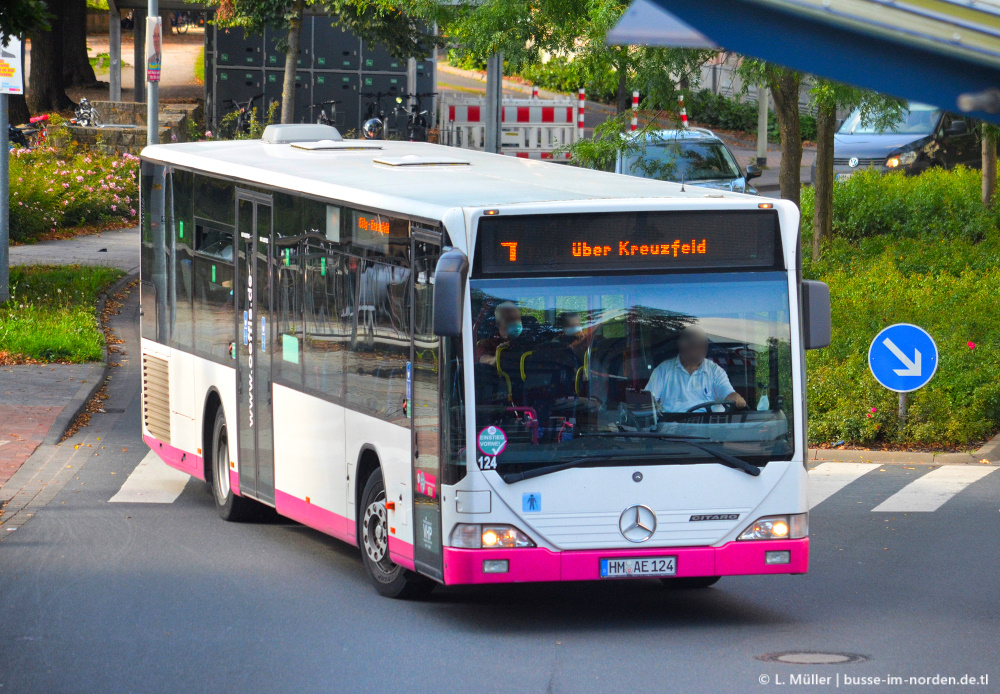 Нижняя Саксония, Mercedes-Benz O530Ü Citaro Ü № 124