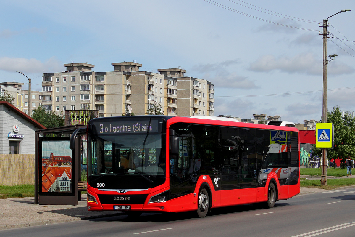 Lithuania, MAN 12C Lion's City 12 NL330 EfficientHybrid # 900