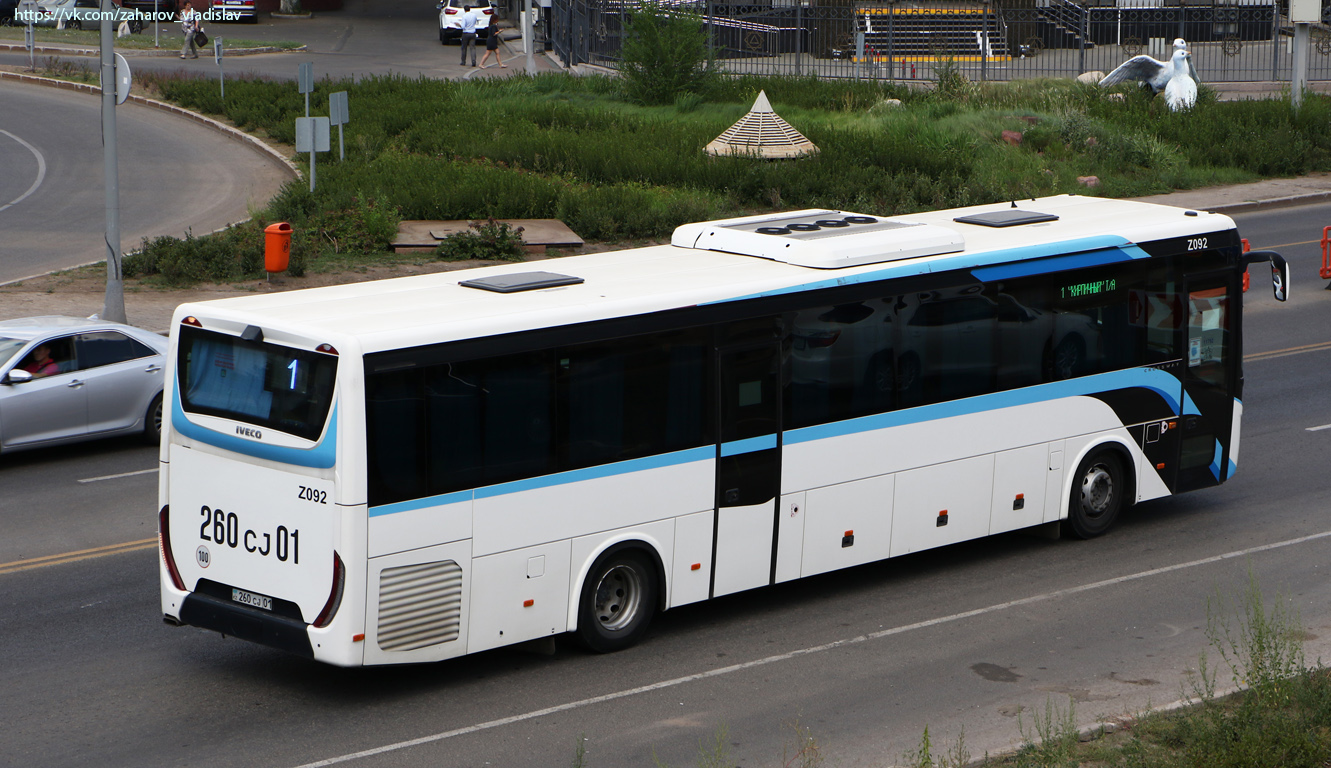Astana, IVECO Crossway LINE 13M (SaryarkaAvtoProm) # Z092