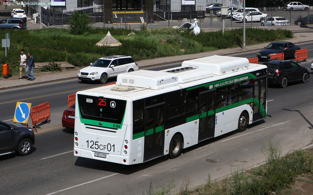 Астана, Yutong E12LF (ZK6128BEVG) (СарыаркаАвтоПром) № E064