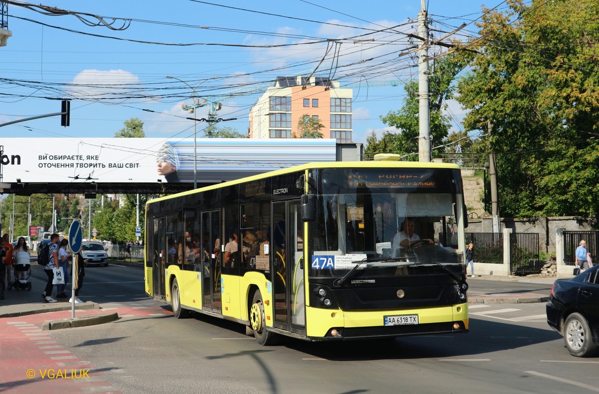 Lvov region, Electron A18501 # AA 6318 TX