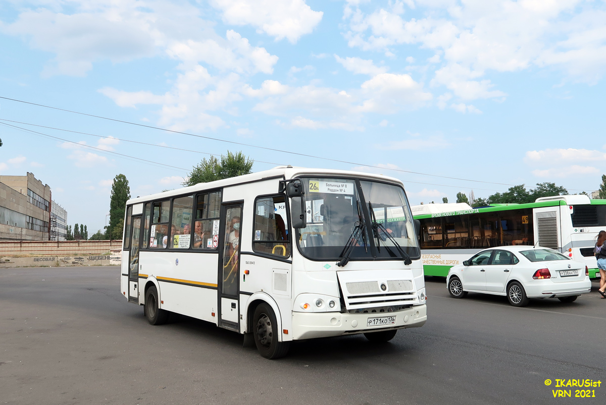 Воронежская область, ПАЗ-320412-14 № Р 171 КО 136