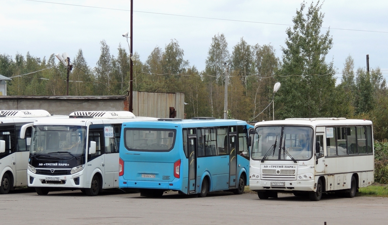Saint Petersburg, PAZ-320405-04 "Vector Next" # У 644 КН 178; Saint Petersburg, PAZ-320402-05 # В 766 РР 178